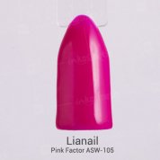 Lianail, Гель-лак - Pink Factor ASW-105 №55 (10 мл.)