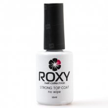 ROXY Nail Collection, Strong Top Coat No Wipe - Топовое покрытие без липкого слоя для гель-лака (10 ml.)