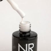 Nail Republic, Cover White Base Rubber - Базовое камуфлирующее каучуковое покрытие №002 (10 мл.)
