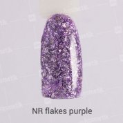 Nail Republic, Flakes Color Gel Purple - Цветной флэйк гель пурпур (5 гр.)