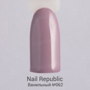 Nail Republic, Гель-лак - Ванильный №062 (10 мл.)