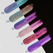 NAVI, Гель лак для ногтей с шиммером - Русалка Mermaid №09 (8 мл)