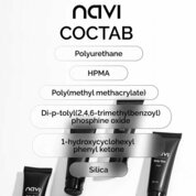 NAVI, Полигель для наращивания и моделирования ногтей Milk (15 мл)