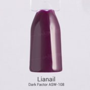 Lianail, Гель-лак - Dark Factor ASW-108 №58 (10 мл.)