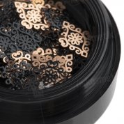 Artex, Металлический дизайн для маникюра - Кружевной ромб черный (0,2 г.)