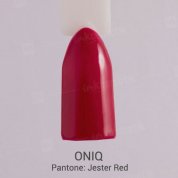 ONIQ, Гель-лак для покрытия ногтей - Pantone: Jester Red OGP-131 (10 мл.)