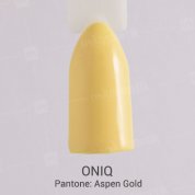 ONIQ, Гель-лак для покрытия ногтей - Pantone: Aspen Gold OGP-136 (10 мл.)