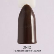 ONIQ, Гель-лак для покрытия ногтей - Pantone: Brown Granite OGP-145s (6 мл.)