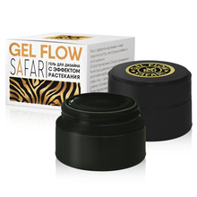 RIO Profi, Gel Flow Safari Masai-Mara - Гель для дизайна с эффектом растекания, прозрачный (7 гр.)