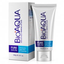 BioAqua, Пенка для умывания от прыщей и акне Pure Skin (100 г.)
