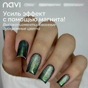 NAVI, Топ светоотражающий Кошачий глаз без липкого слоя - Crystal сat №04 (15 мл)
