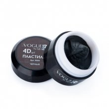 Vogue Nails, 4D Гель-Пластилин - Черный К004 (5 мл.)
