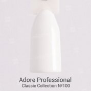 Adore Professional, Гель-лак №100 - Белый (7,5 мл.)
