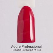 Adore Professional, Гель-лак №103 - Темно-красный (7,5 мл.)