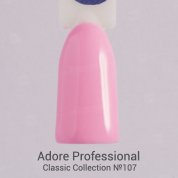Adore Professional, Гель-лак №107 - Яркий розовый (7,5 мл.)