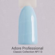 Adore Professional, Гель-лак №113 - Светло-голубой (7,5 мл.)