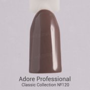 Adore Professional, Гель-лак №120 - Бежево-коричневый (7,5 мл.)