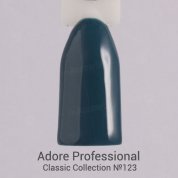 Adore Professional, Гель-лак №123 - Морской зеленый (7,5 мл.)