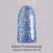 Adore Professional, Гель-лак №145 - Голубой (7,5 мл.)