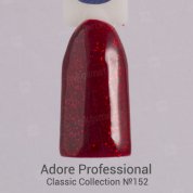 Adore Professional, Гель-лак №152 - Темный красный (7,5 мл.)