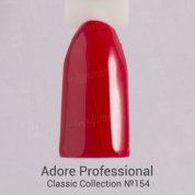 Adore Professional, Гель-лак №154 - Красный (7,5 мл.)