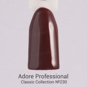 Adore Professional, Гель-лак №230 - Коричневый (7,5 мл.)