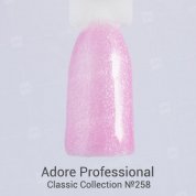Adore Professional, Гель-лак №258 - Розовый леденец (7,5 мл.)
