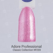 Adore Professional, Гель-лак №259 - Розовое танго (7,5 мл.)