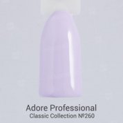 Adore Professional, Гель-лак №260 - Светло-лавандовый (7,5 мл.)