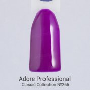 Adore Professional, Гель-лак №265 - Баклажанный (7,5 мл.)