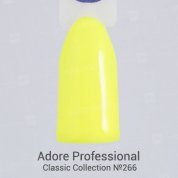 Adore Professional, Гель-лак №266 - Неоновый желтый (7,5 мл.)