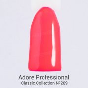 Adore Professional, Гель-лак №269 - Неоновый розовый (7,5 мл.)