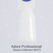 Adore Professional, Гель-лак №272 - Молочный (7,5 мл.)