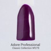 Adore Professional, Гель-лак №279 - Баклажановый (7,5 мл.)