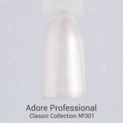 Adore Professional, Гель-лак №301 - Светлый кремовый (7,5 мл.)