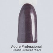 Adore Professional, Гель-лак №329 - Сливовый (7,5 мл.)