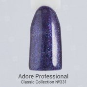 Adore Professional, Гель-лак №331 - Сливово-синий (7,5 мл.)
