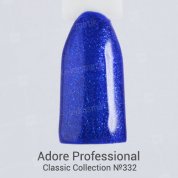 Adore Professional, Гель-лак №332 - Синий индиго (7,5 мл.)