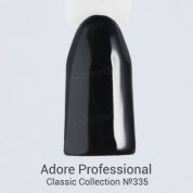 Adore Professional, Гель-лак №335 - Черный (7,5 мл.)