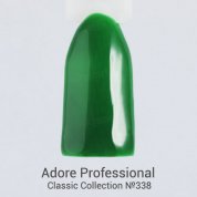 Adore Professional, Гель-лак №338 - Зеленый (7,5 мл.)