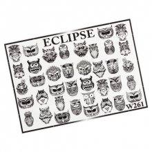 Eclipse, Слайдер для дизайна ногтей W261 черный