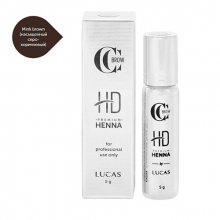 Lucas` Cosmetics, Premium Henna HD CC Brow - Хна для бровей - насыщенный серо-коричневый (5 г.)