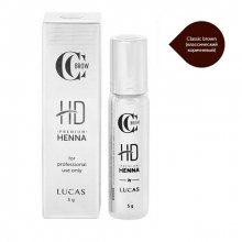 Lucas` Cosmetics, Premium Henna HD CC Brow - Хна для бровей - классический коричневый (5 г.)