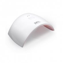 IMnail, SUNUV 9C - LED/UV лампа с кнопкой, 24W Белая (Розовый внутр. корпус)