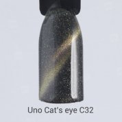 Uno, Гель-лак Cat`s eye - Кошачий глаз №C32 (10 мл.)
