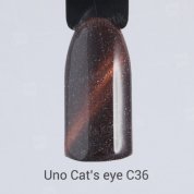 Uno, Гель-лак Cat`s eye - Кошачий глаз №C36 (10 мл.)