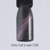 Uno, Гель-лак Cat`s eye - Кошачий глаз №C38 (10 мл.)