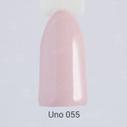 Uno, Гель-лак Сarefree Pink - Беспечный розовый №055 (12 мл.)