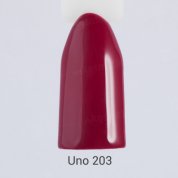 Uno, Гель-лак Daring Berry - Дерзкая ягода №203 (12 мл.)