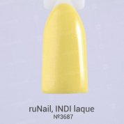 ruNail, INDI laque - Гель-лак №3687 (9 мл.)